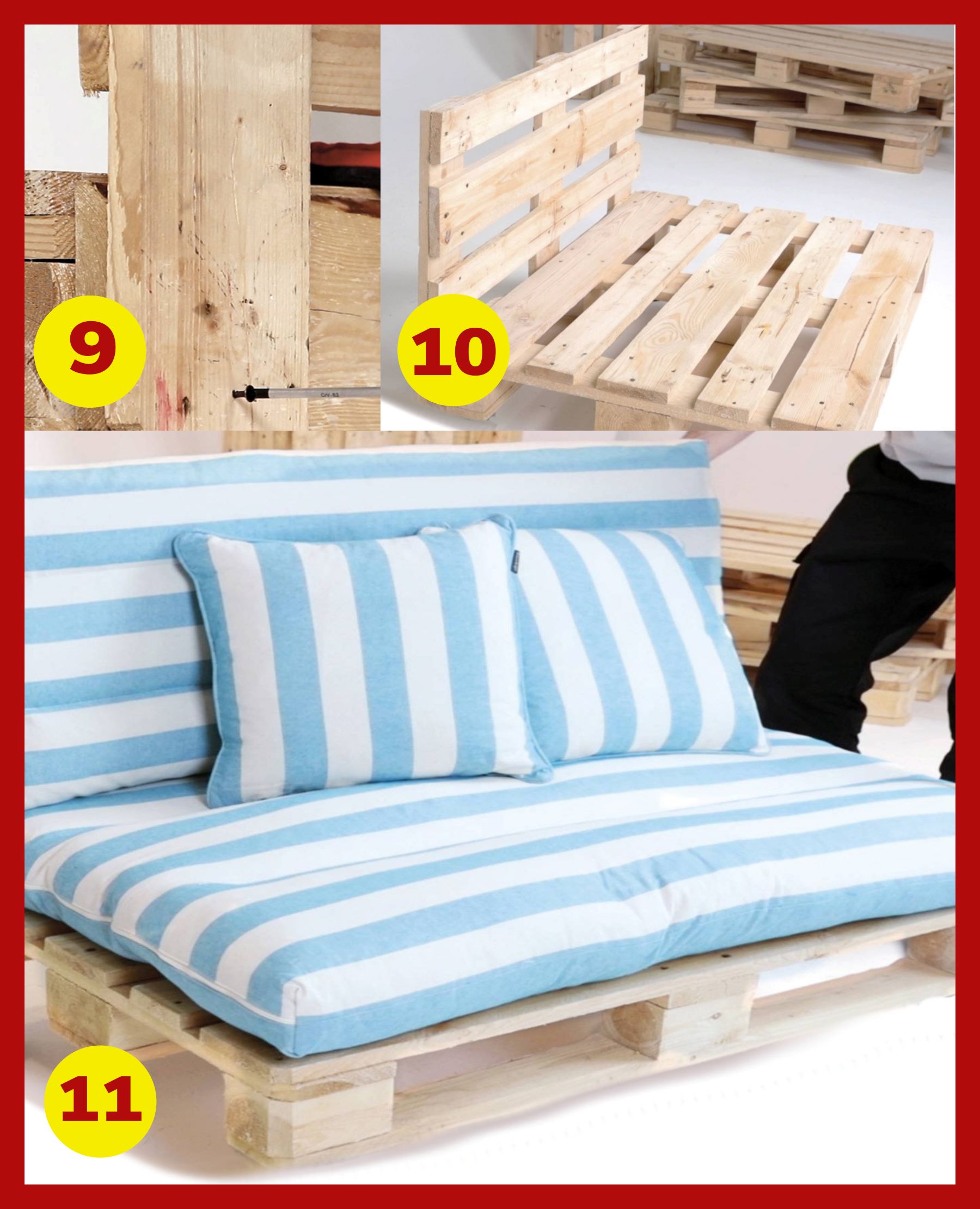 Come fare un divano con i bancali: Immagine 3